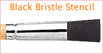 Black Bristle Stencil