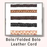 Bolo/Folded Bolo Leather Cord