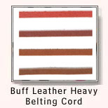 Buff Leather Heavy Belting Cord