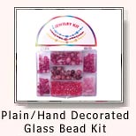 Plain/Hand Decorated Glass Bead Kit