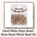 Hand Made Glass Bead / Bone Bead / Metal Bead Kit
