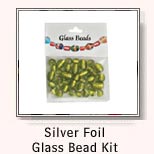 Silver Foil Glass Bead Kit