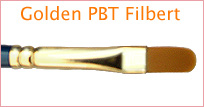 Golden PBT Filbert