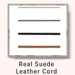 Real Suede Leather Cord