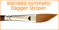 Blended Synthetic Toray Dagger Striper