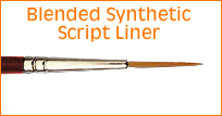 Blended Synthetic Script Liner
