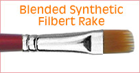 Blended Synthetic  Filbert