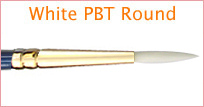 White PBT Round