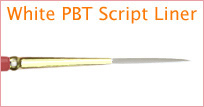 Golden PBT Script Liner