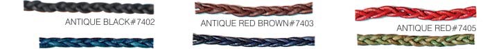 ROUND BRAIDED LEATHER CORD