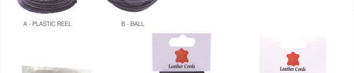 LEATHER, COTTON WAX & NYLON CORD