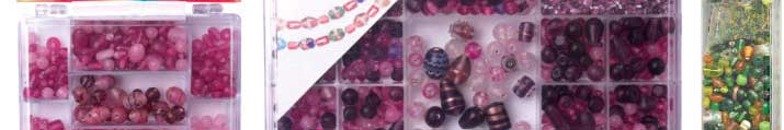 PLAIN/HAND DECORATED GLASS BEAD KIT