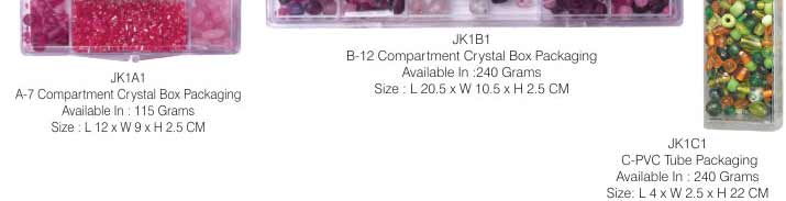 PLAIN/HAND DECORATED GLASS BEAD KIT