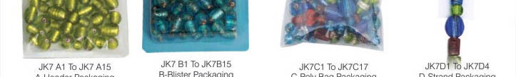 SILVER FOIL GLASS BEAD KIT