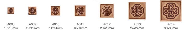 LEATHER BEADS WITH LASER ENGRAVING