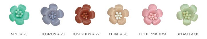 LEATHER FLOWERS SHAPES AVAILABLE