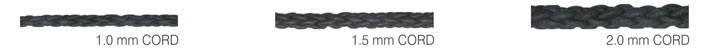 ROUND BRAIDED LEATHER CORD