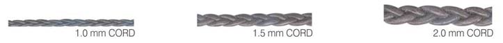 ROUND BRAIDED LEATHER CORD