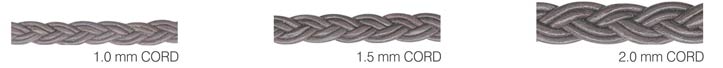 ROUND BRAIDED LEATHER CORD