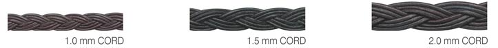 ROUND BRAIDED LEATHER CORD