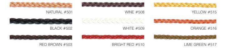 FLAT BRAIDED LEATHER CORD
