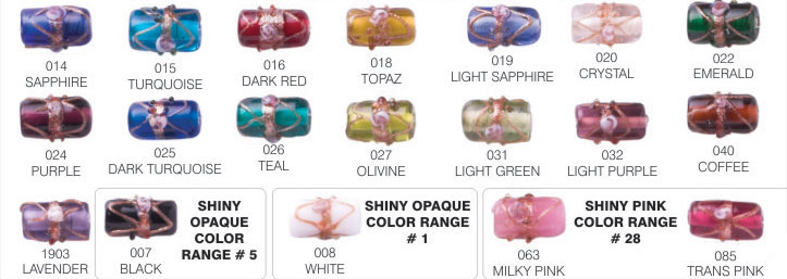 HAND DECORATED LAMPWORK GLASS BEADS