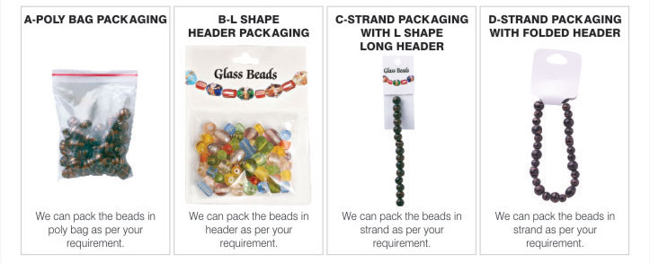 GLASS BEADS PACKAGING AVAILABLE